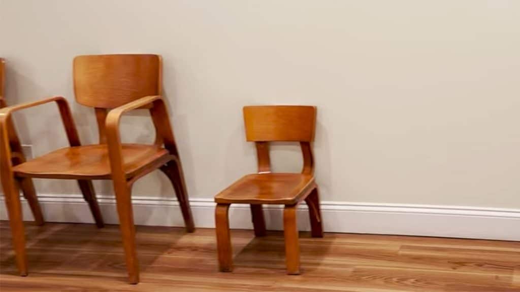 Big and small chair